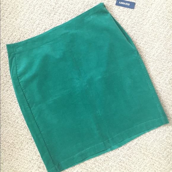 Green Corduroy old navy skirt
