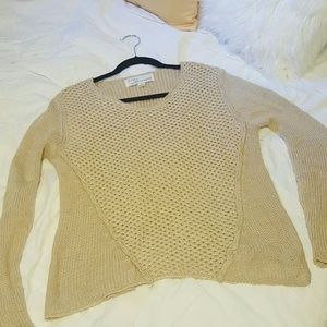 VINTAGE HAVANA beige knit sweater