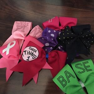 cheer bow bundle!!!
