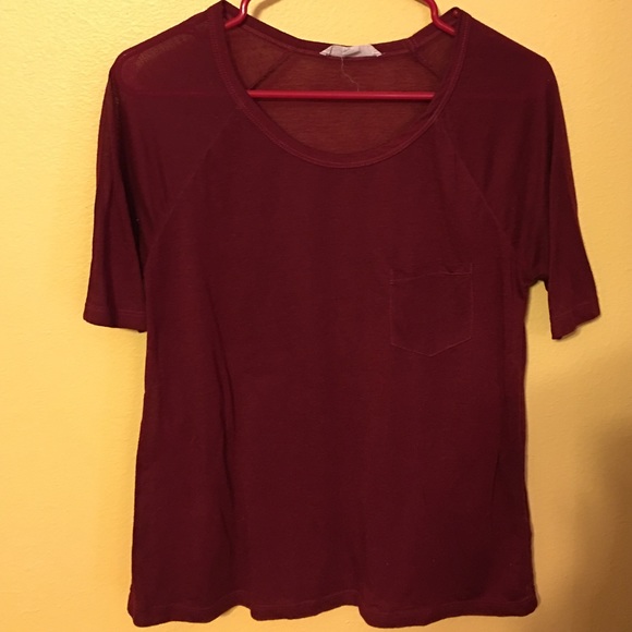 Forever 21 light red shirt