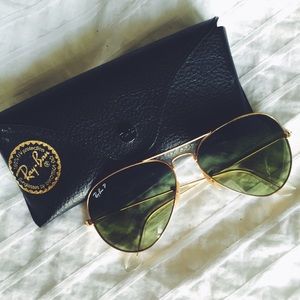 Ray Bans Aviators  (polarized)