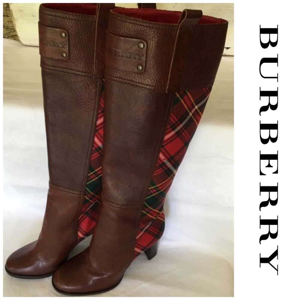 🚫SOLD🚫🔻Sale🔻 Like New Burberry Leather Boots