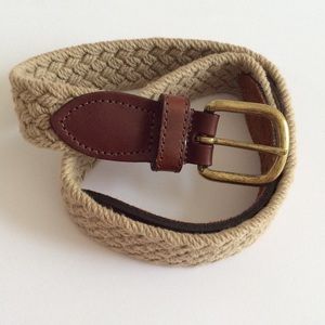 Boys tan belt.