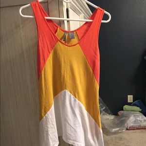 Color block tank