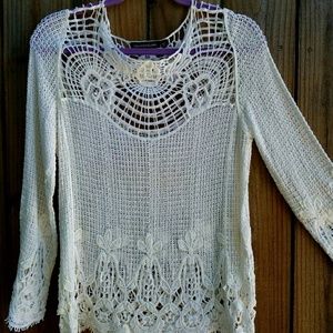 Cotton crochet top