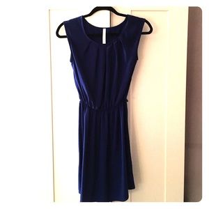 Francescas  Blue silky dress