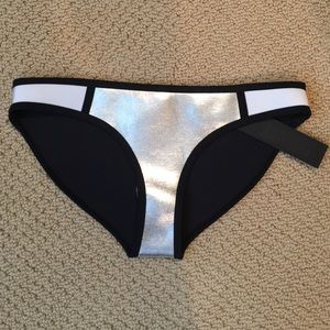 Triangl Silver Full Swim Bottoms