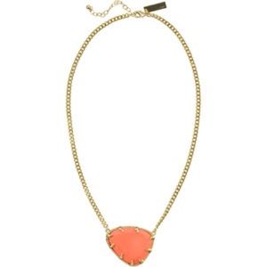 Kendra Scott Merritt coral pendant necklace
