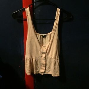 Light pink cropped tank