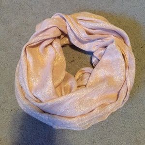 AE gold sparkle infinity scarf