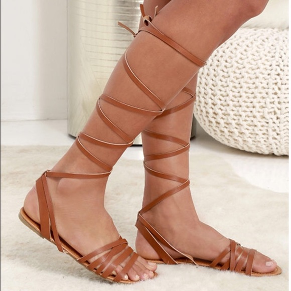 Lulu's Wrap Sandals; Size 7