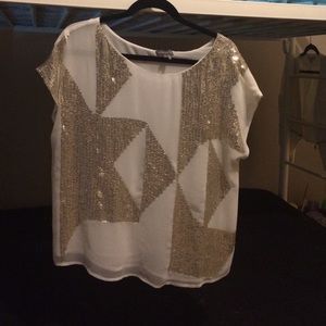 Sequined Vince Camuto top