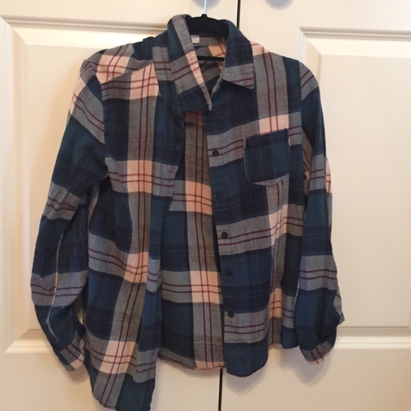 Turquoise flannel - Picture 1 of 3