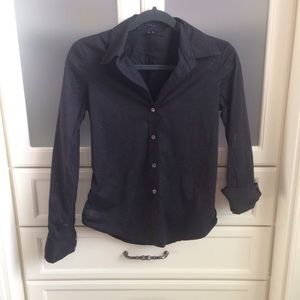 Black Theory Button Down Top