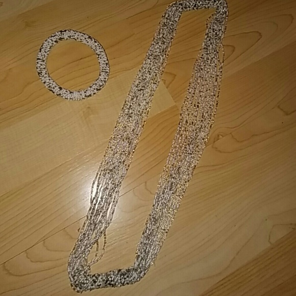 Necklace and matching bracelet