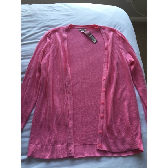 Merona Pink Long Sweater NWT