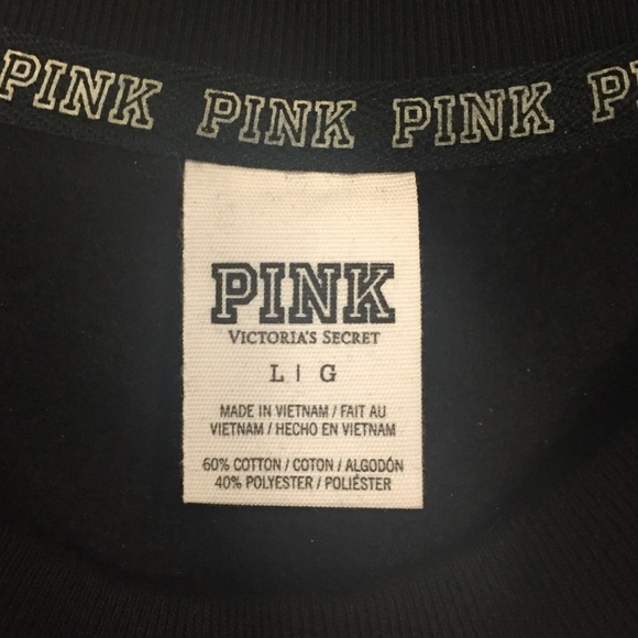 Victoria's Secret PINK Sequin striped sweater - Picture 3 of 3