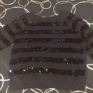 Victoria's Secret PINK Sequin striped sweater