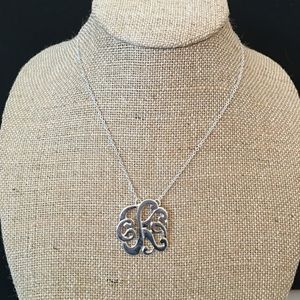 Initial 'K' necklace