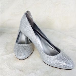 Call It Spring "QEWEN" Silver Pumps