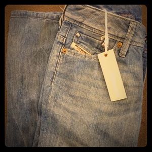 Auth Diesel Industry Bebel Jeans made in Italy NWT
