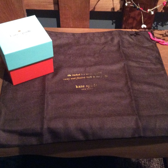 kate spade Jewelry - Kate Spade watch box and dust bag!