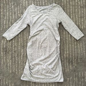 Gray Maternity Dress