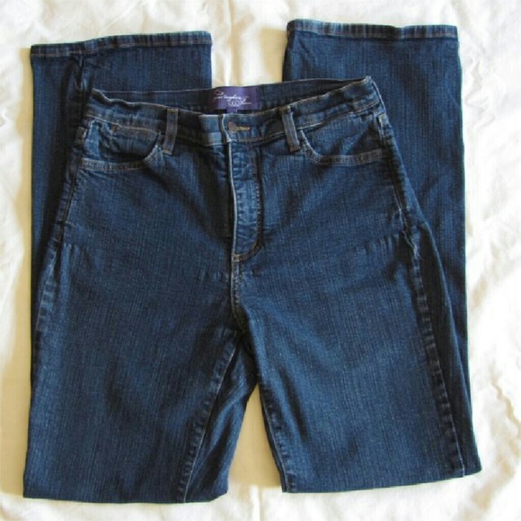 NYDJ Lift & Tuck 5 Pocket Flare/Trouser Jeans 10