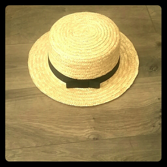 This season, Nordstrom boater hat - never worn