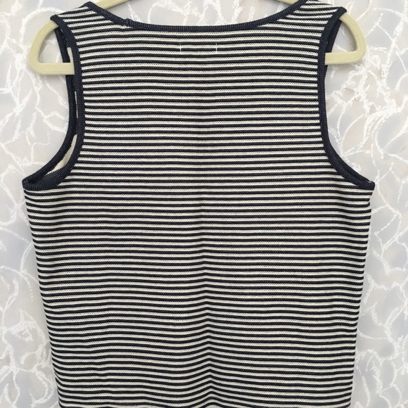 Madewell Navy/Cream Striped Top - Picture 3 of 3