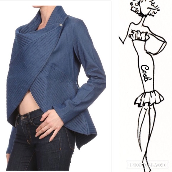 1 Left! Denim Waist Jacket - Picture 2 of 4