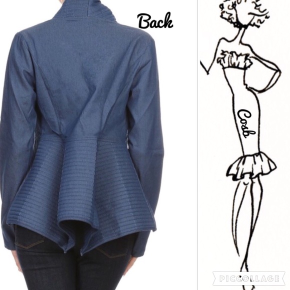 1 Left! Denim Waist Jacket - Picture 3 of 4