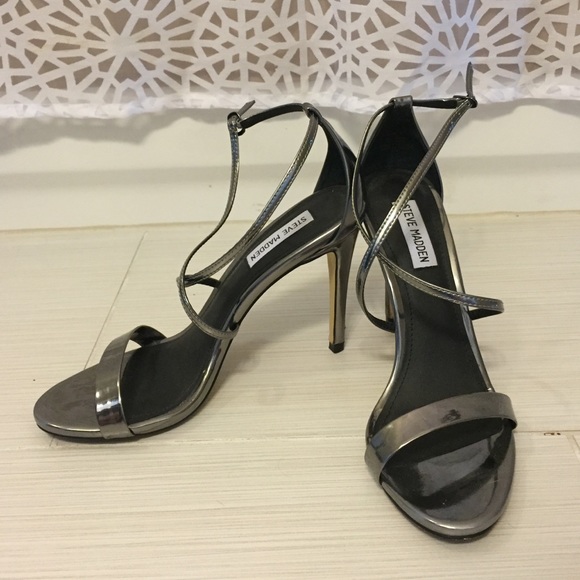 Steve Madden worn once perfect condition metallic
