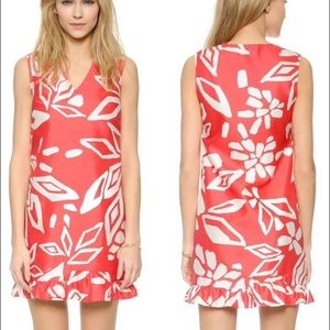 DVF geo floral dress