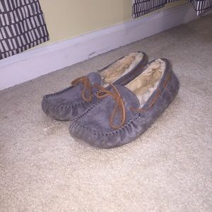 Ugg moccasin slippers.