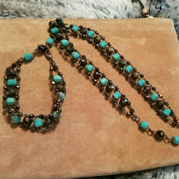 Choker and bracelet