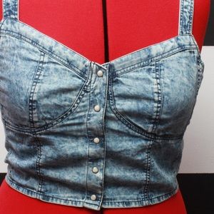 Jean Bustier Top! 💅🏽
