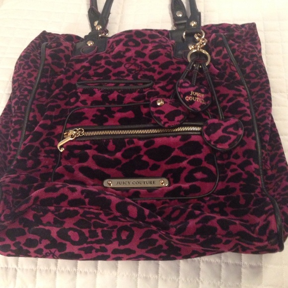 Juicy Couture plush soft purse. Like new!