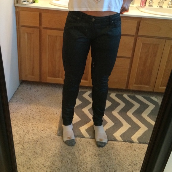 Metallic look slim fit - so cute!!