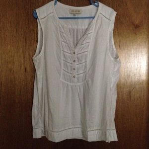True white summer top