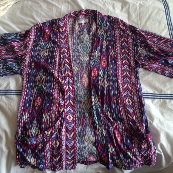Colorful cotton kimono