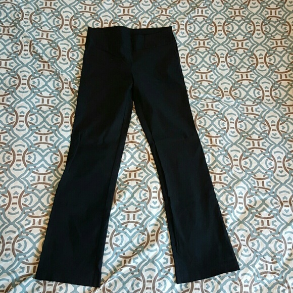 Pull on black pants