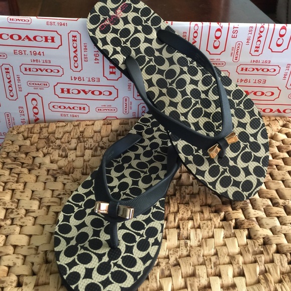 Coach Flip Flops