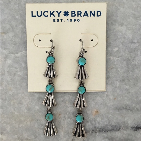 Lucky Brand Jewelry - Lucky Brand Silver Dangling Earrings