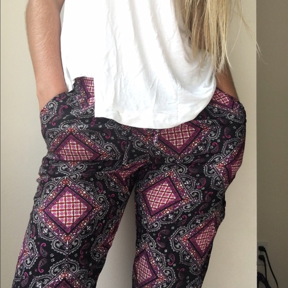 Patterned women's small LA Hearts flowy pants - Picture 2 of 3
