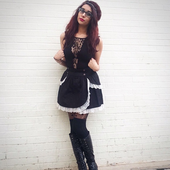 Steam punk inspired skirt.