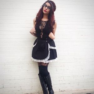 Steam punk inspired skirt.