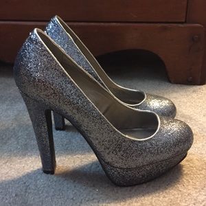Guess Silver Heels