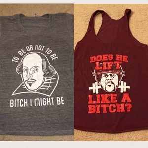 Graphic tank & tee bundle