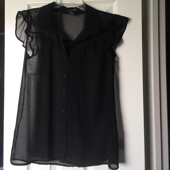 Forever 21 black blouse